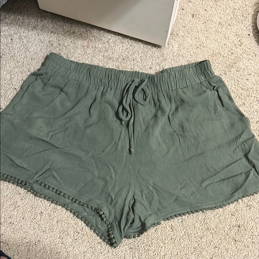 Women's Green Shorts